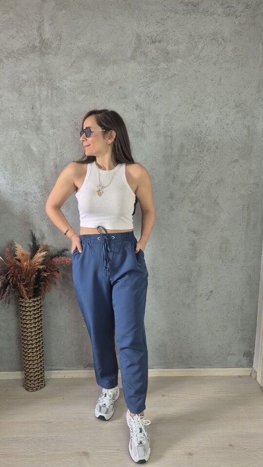 BELİ LASTKLİ JOGGER PANTOLON