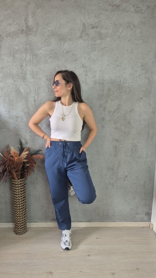BELİ LASTKLİ JOGGER PANTOLON